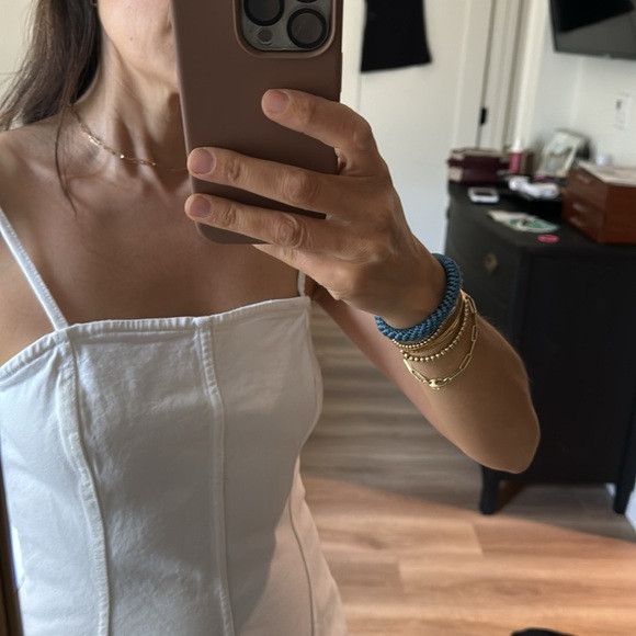 Zara denim side zip mini dress - Picture 2 of 4